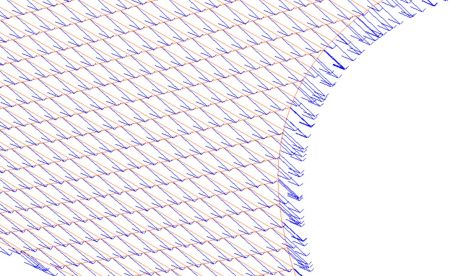 ★The software can display the direction of water release from the membrane structure.