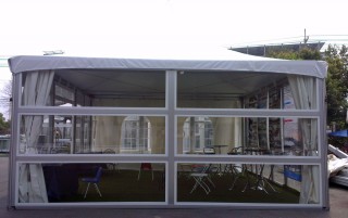 6M x 6M горизонтальная стеклянная палатка