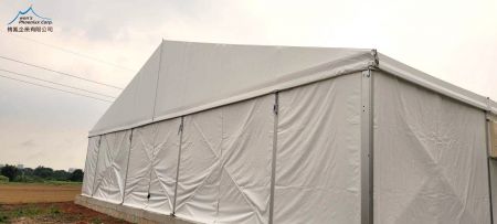 20Mx60M全白結構帳-桃園大型倉庫2