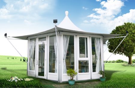 Gazebo Glaswandzelte