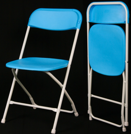 X-02折りたたみ椅子（オバマチェア）ブルー