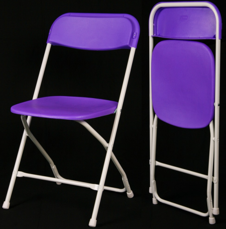 X-02折りたたみ椅子（オバマチェア）紫