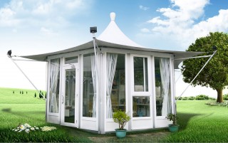 六角玻璃帳篷/玻璃屋(翼板帳篷)