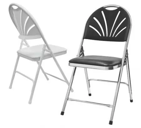 Cadeira Dobrável com Encosto Ventilado e Estofado T06 - Cadeira Dobrável com Encosto Ventilado e Estofado T06