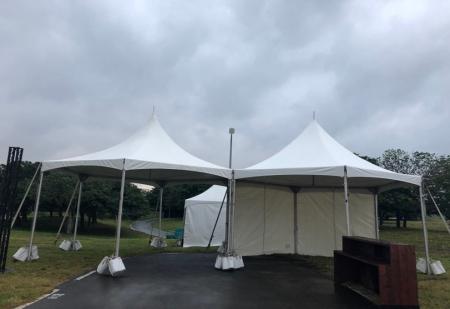 Шестигранная беседка с перекрестным кабелем - кемпинг Хуачжун