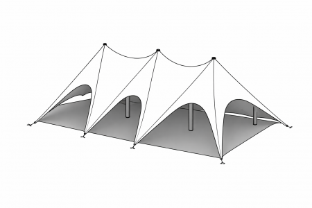 特殊造型帐篷 - 山峰帐