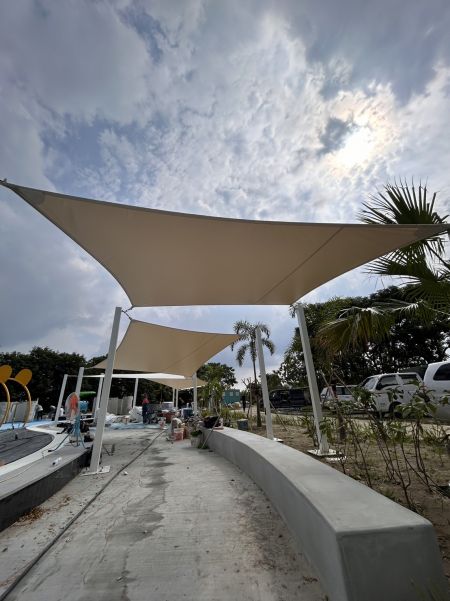 Tenda de Sombra de Vela para o Parque