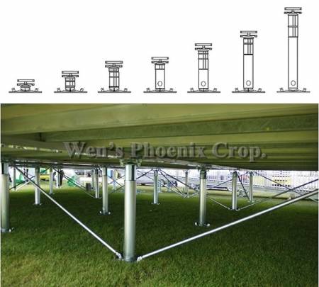 镀锌钢铁支架-最高可达3米