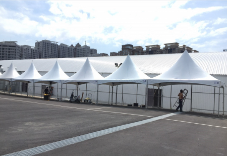 خيمة كابل متقاطعة بمقاس 3 م × 6 م - الألعاب العالمية للجامعات 2017