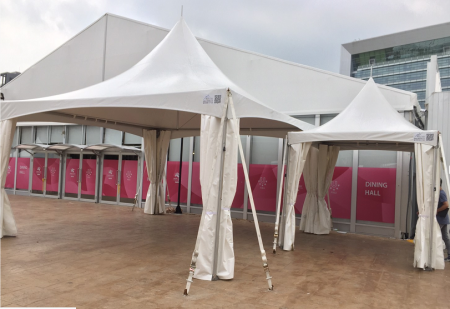 خيمة كابل متقاطعة بمقاس 6 م × 6 م - الألعاب العالمية للجامعات 2017