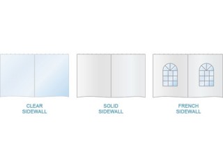 帳篷零件-法式窗型側簾