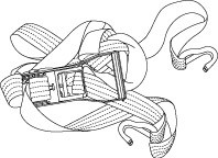 帳篷零件-棘輪式捆綁帶-重型拉緊器