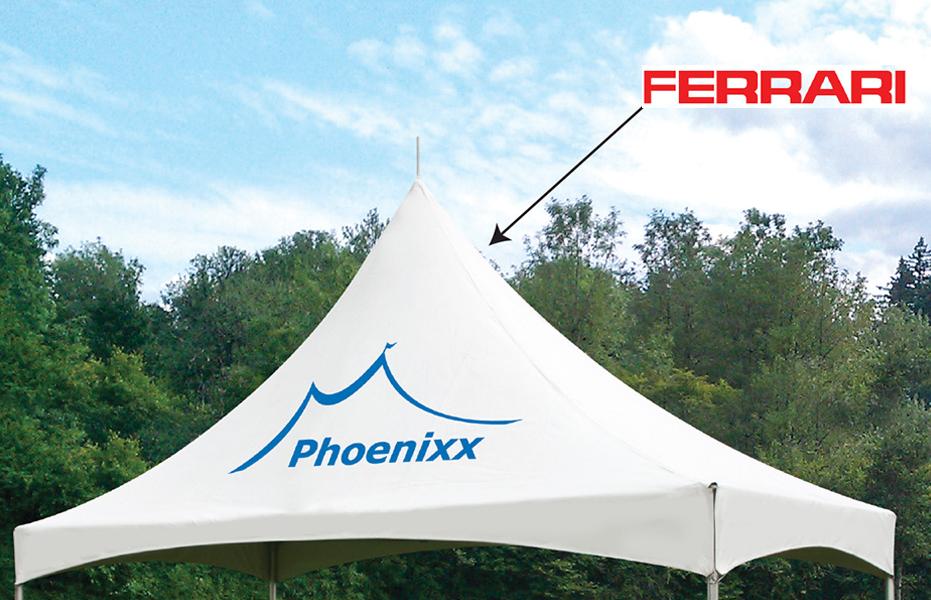 القمة العلوية للخيمة