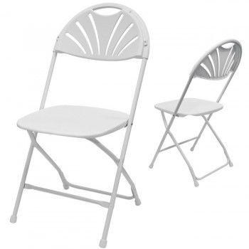 X-03ファンシェイプチェアバック折りたたみ椅子/メイホウチェア/会議椅子 - X-03 扇形背もたれの折りたたみ椅子/美合い椅子/会議用椅子 ホワイト