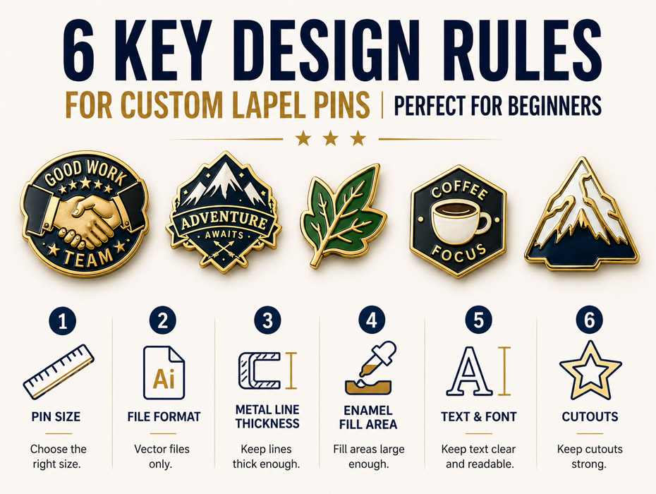 custom lapel pin designs