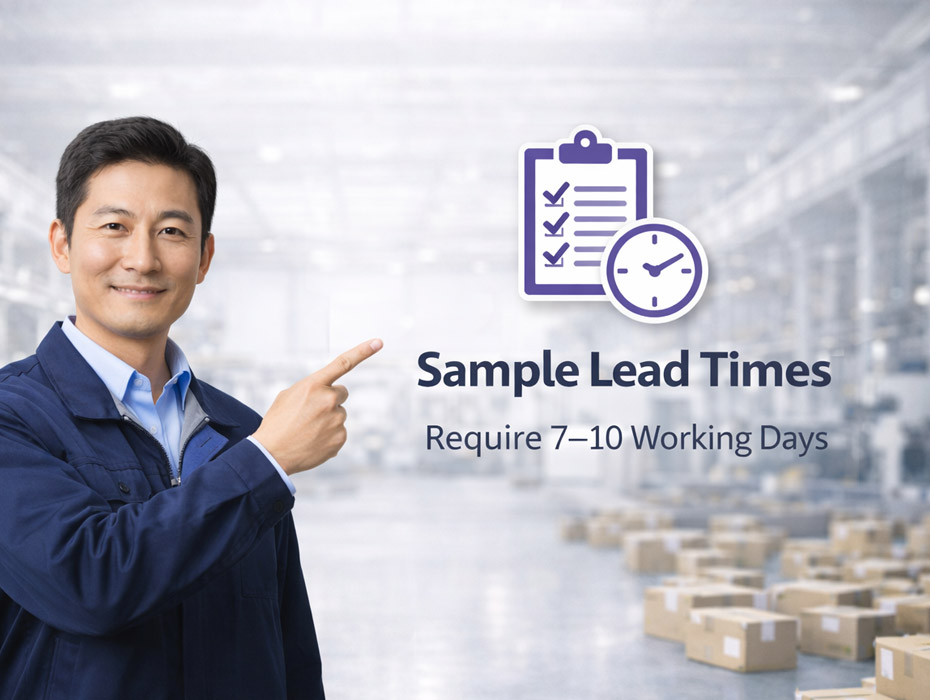 Samples require 7–10 working days.