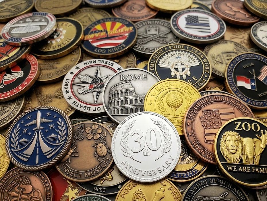 Custom Challenge Coin's Materials