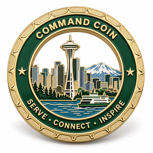 Landmark & Structural Cutouts Coins