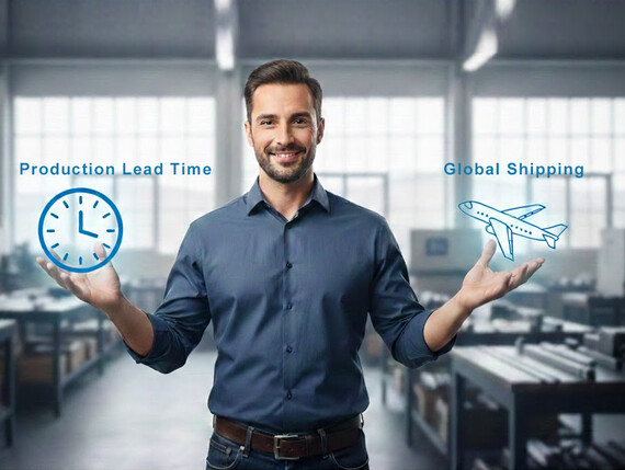 Délai de production & expédition mondiale - Délai de production et expédition mondiale