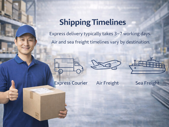 What are the estimated shipping timelines? - The estimated shipping timelines