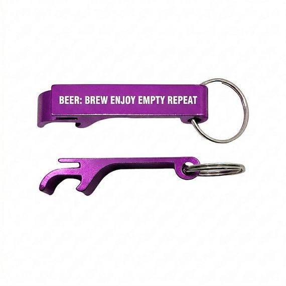 personalized aluminum keychain bottle opener