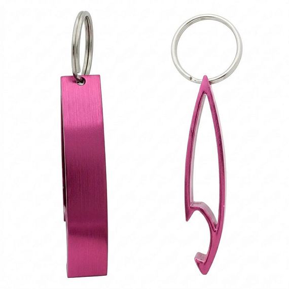 durable aluminum bottle opener keychain for giveaways
