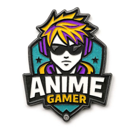 custom enamel lapel pins with anime logos