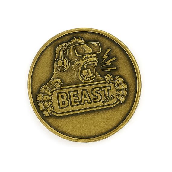 custom logo arcade token 25mm 1.8mm brass