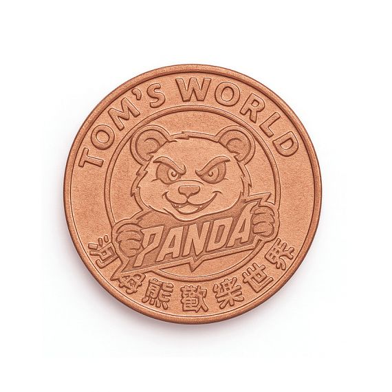 copper arcade token 26mm