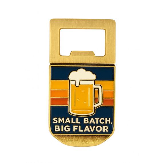 antique gold metal enamel bottle opener for beer giveaway