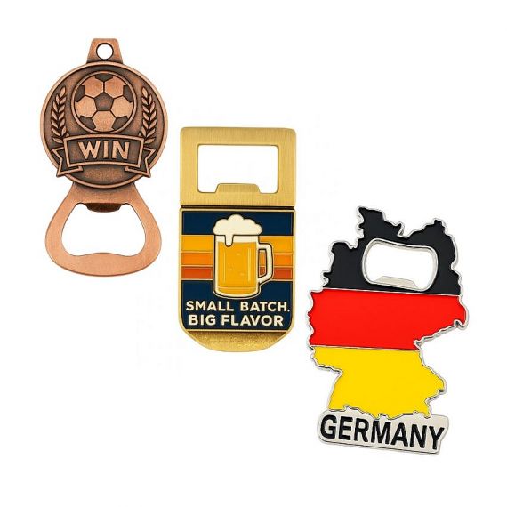 Custom metal bottle opener for giveaway gifts