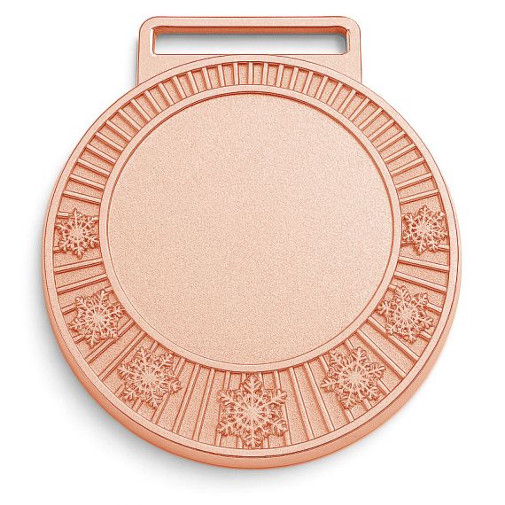 bronze-plated open-design shape decorative blank metal medal