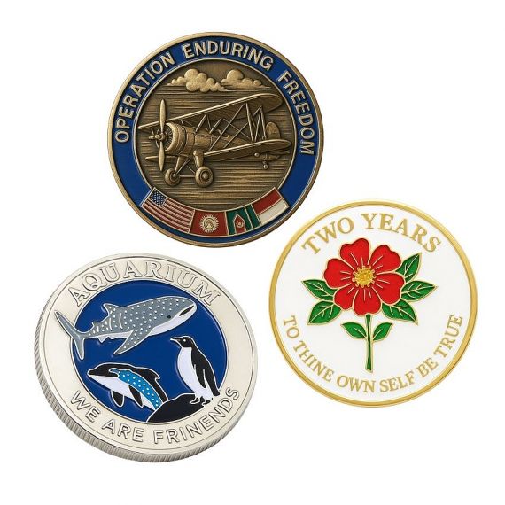 custom metal commemorative coin for giveaway gifts