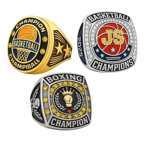 custom made metal championship ring