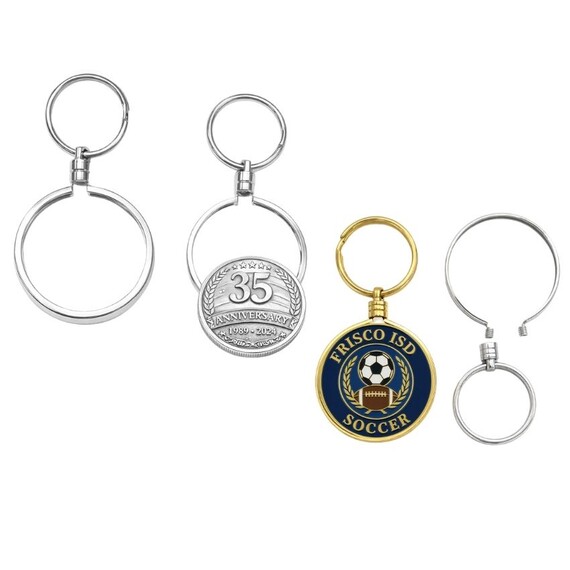 Llaveros de bisel de moneda