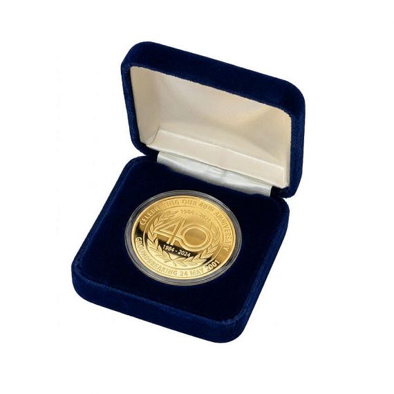 coin packaged in a simple, transparent PVC plastic sleeve pouch for cost-effective protection.