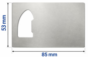 PID 5345｜Bullet Shape Credit Card Bottle Opener