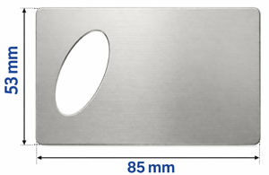 PID 5348｜Slanted Oval Credit Card Bottle Opener