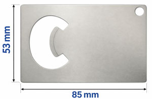 PID 5349｜Horseshoe Shape Credit Card Bottle Opener