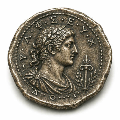 Irregular-Shaped Ancient Coin