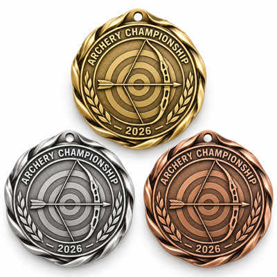 Archery Tournament & Championship Medals