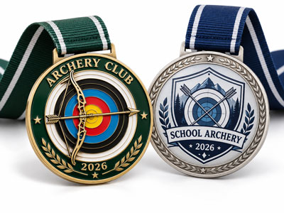 Archery Club & School Competition Medals