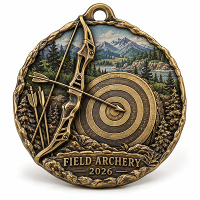 Field & 3D Archery Competition Medals