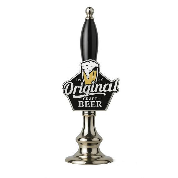 luxury branding custom metal beer tap tag labels from Vietnam metal factory