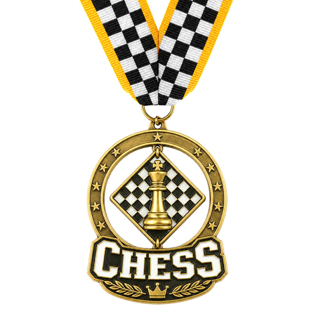 Soft Enamel Chess Medals