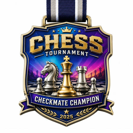 UV Printed Chess Medals