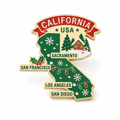 Imitation Hard Enamel Christmas Pins