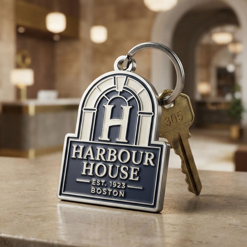 Custom Logo Hotel Keychains