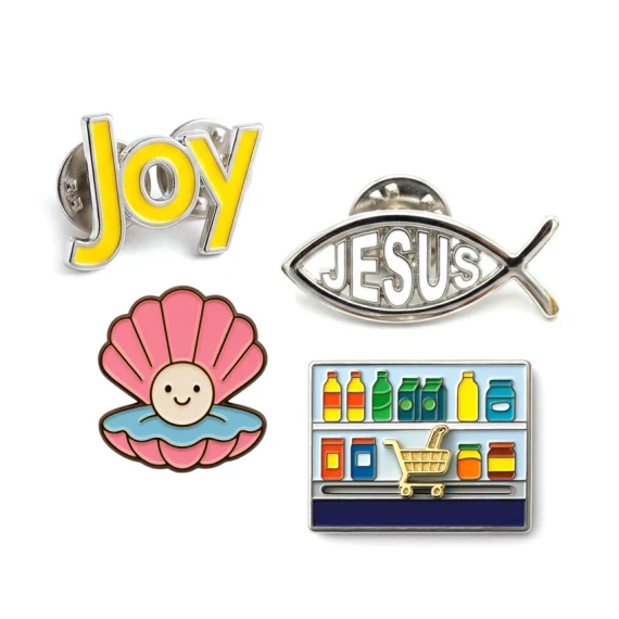 Custom Lapel Pins - Vietnam metal pin manufacturer specializing in custom enamel pins, printed lapel pins, sliding pins and custom promotional pins