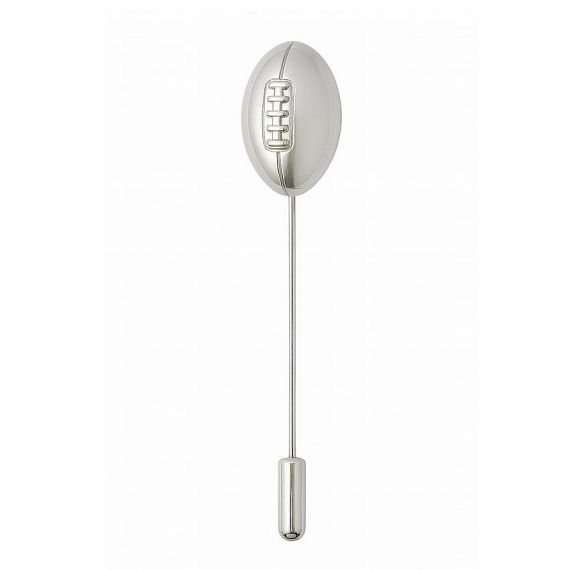 Custom Round Antique Pewter Finish Tennis Club Coaching Training Family Leisure ESTD 1987 Deeply Embossed Stick Pin in 925 Sterling Silver